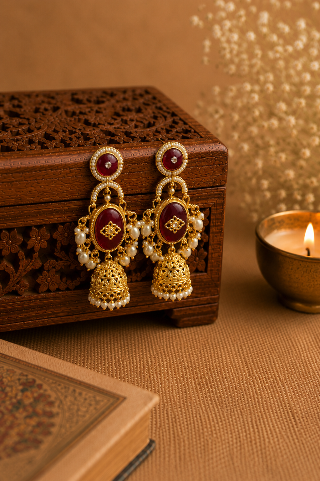 NITARA PREMIUM BRASS EARRINGS