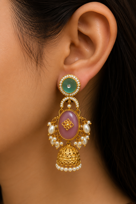 NITARA PREMIUM BRASS EARRINGS