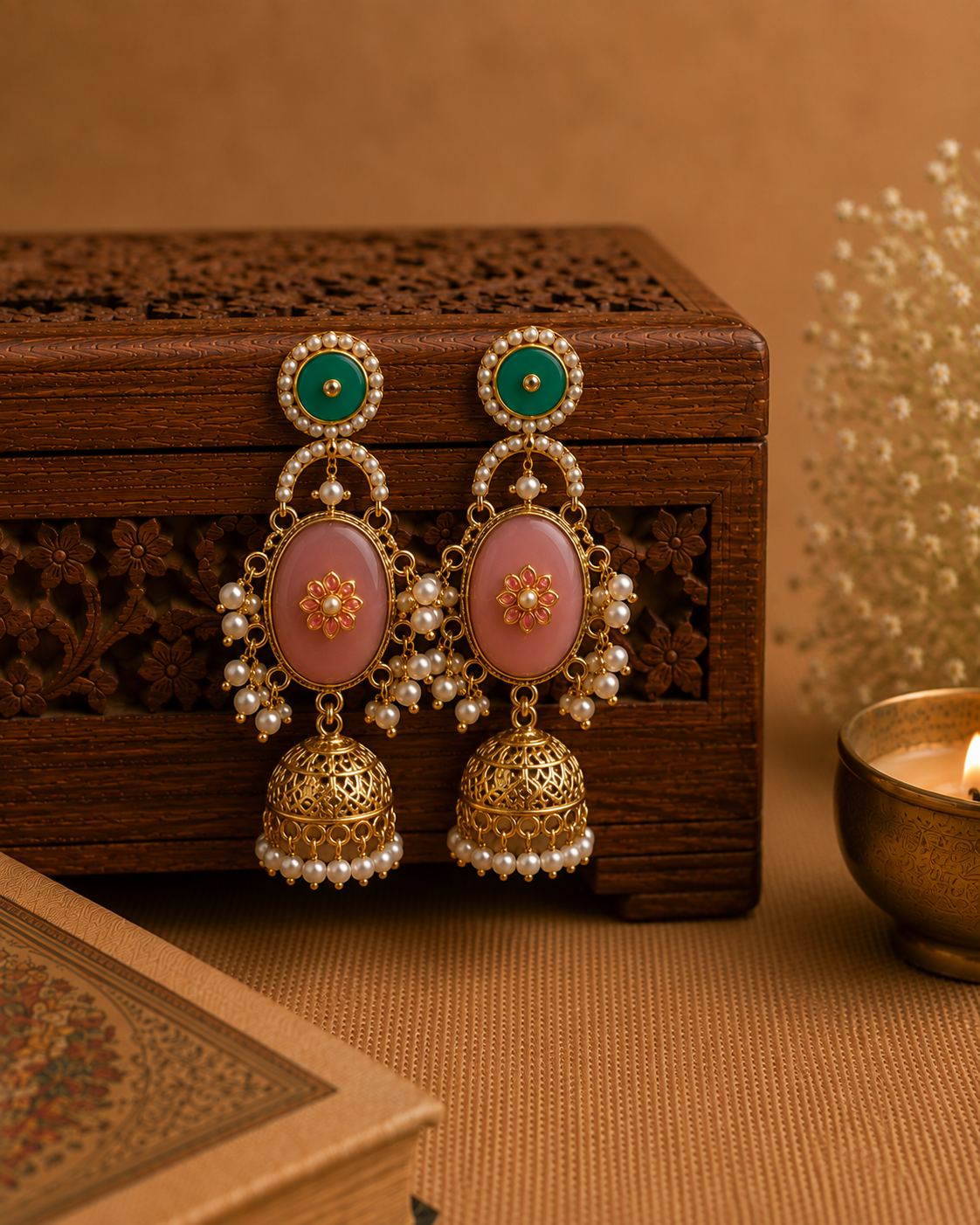 NITARA PREMIUM BRASS EARRINGS