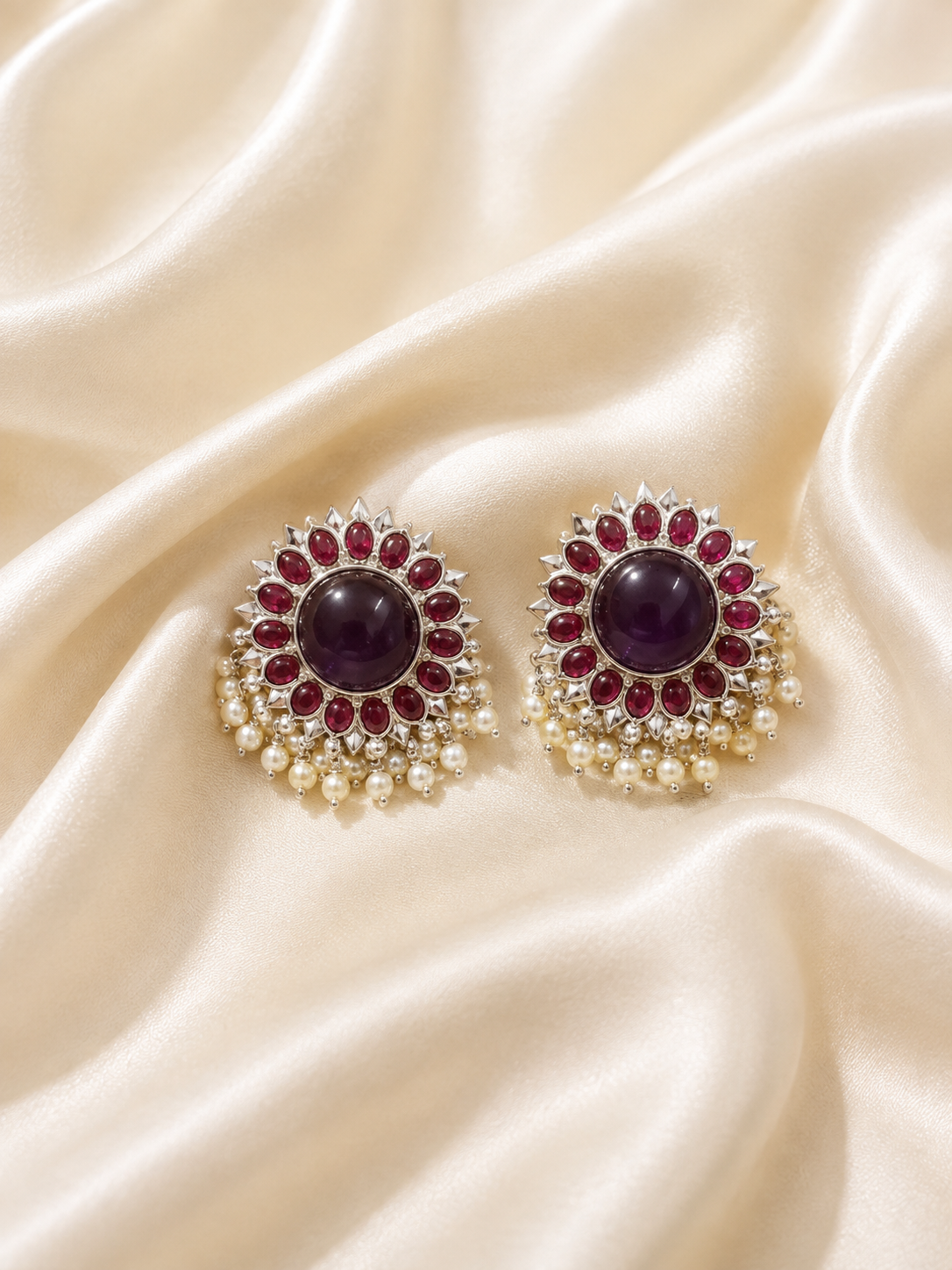 DAKSHATA BRASS STUD EARRINGS