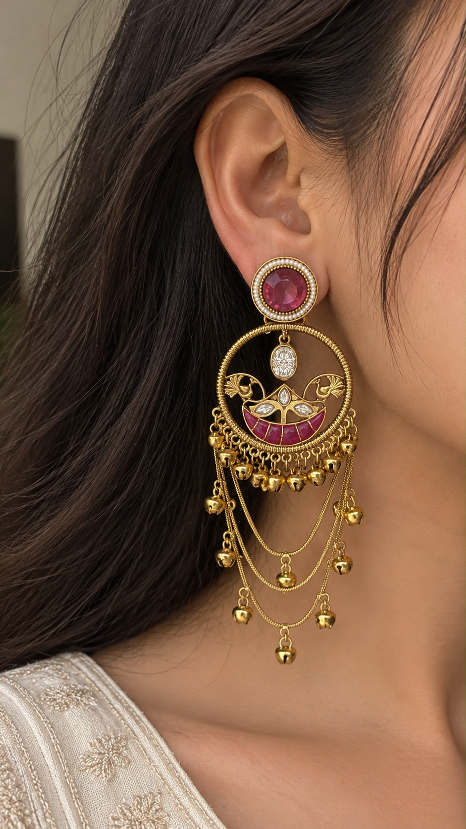 HUSNA KASHMIRI STYLE EARRINGS