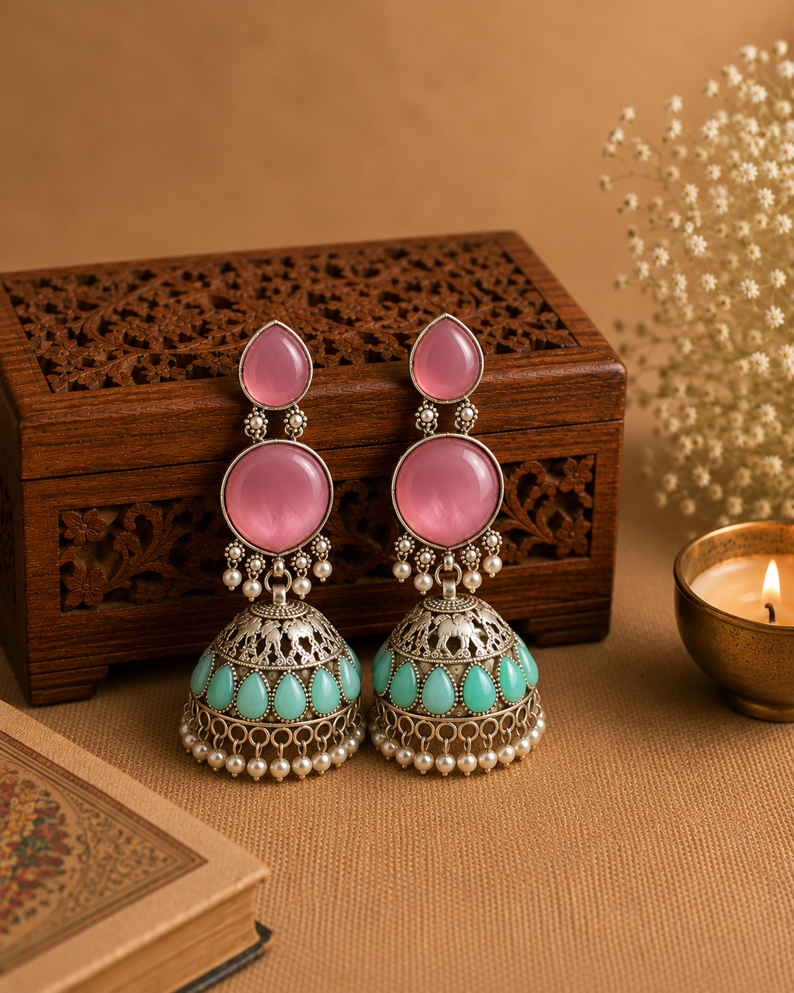 SONARA JHUMKI EARRINGS