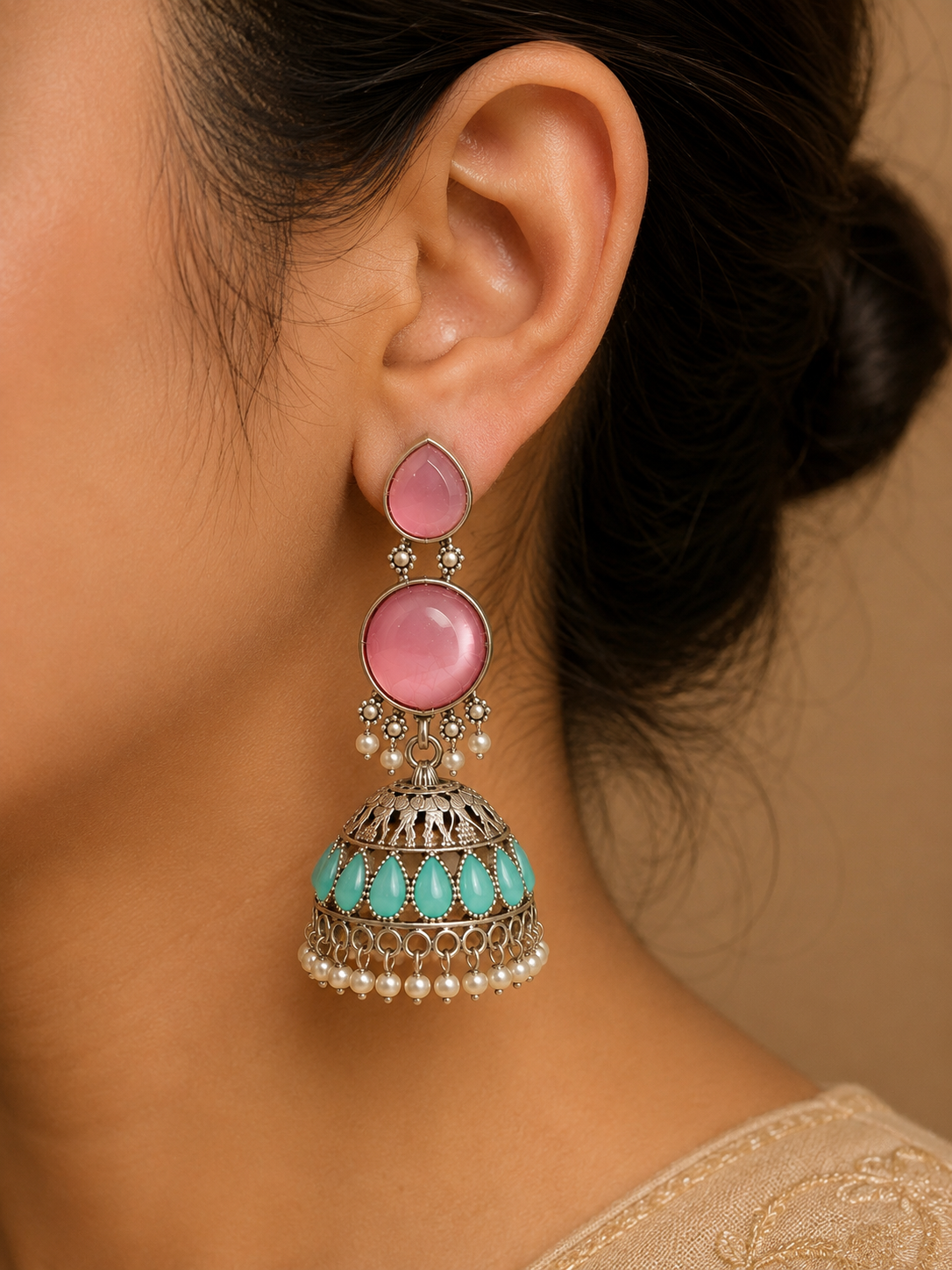SONARA JHUMKI EARRINGS